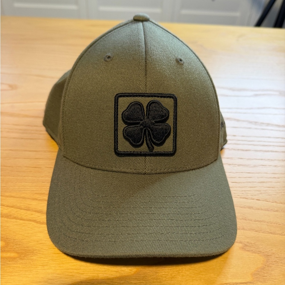 Live Lucky Olive Clover Patch Cap